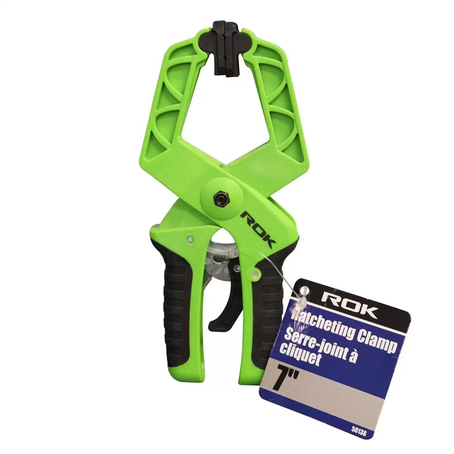 ROK 50138 7" One Hand Ratcheting Clamp