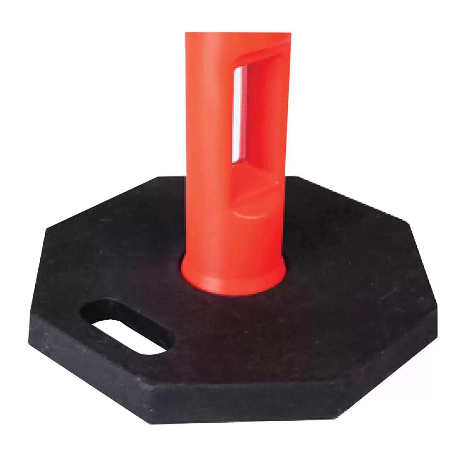 ROK 71040 42″ Traffic Delineator Post and Base, Safety Orange (1) Post (1) Base