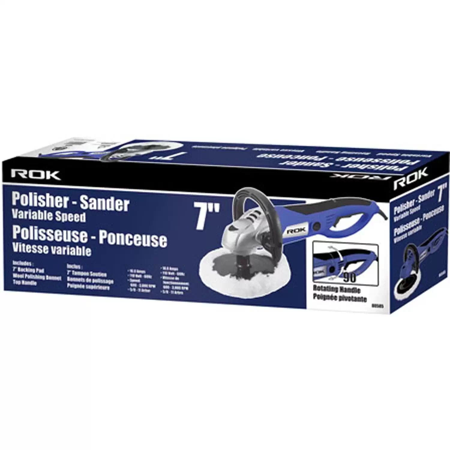 ROK 80585 7" Variable Speed Polisher / Sander