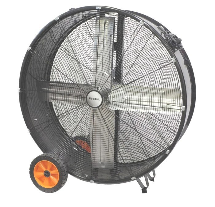 ROK 80635 36" 2 Speed High Velocity Drum Fan