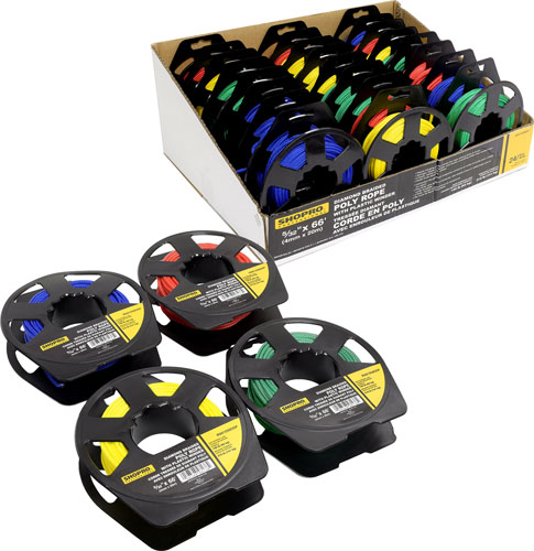 SHOPRO R001550DSP 5/32"x66' DIAMOND BRAIDED PP