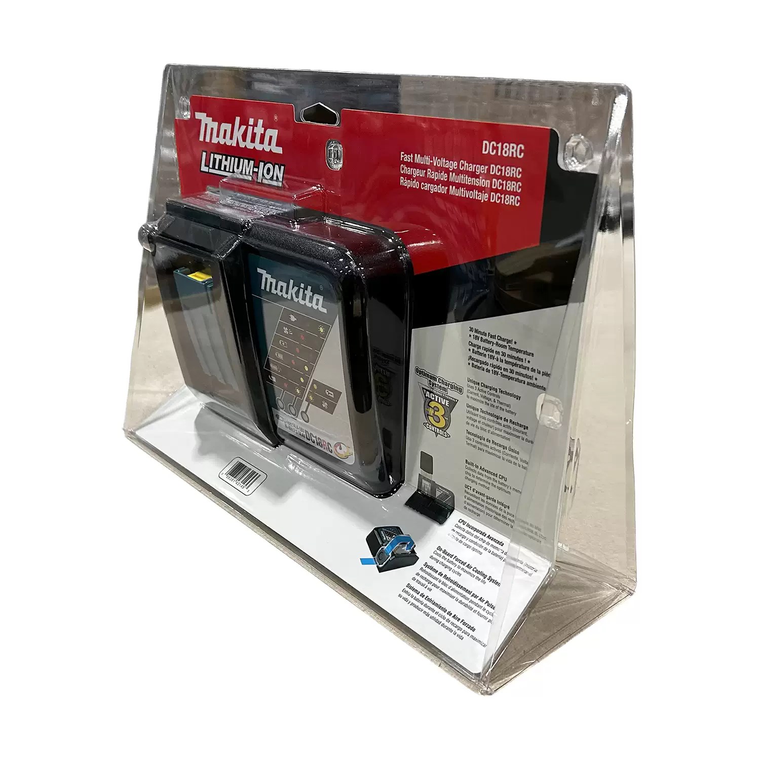 Makita DC18RC 7.2V - 18V Ni-Cad, Ni-MH and Li-Ion Slide Style Battery Charger