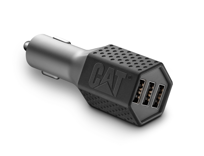Cat Phones CAT-DC3USB-BLK Triple USB 7.2A DC Adapter