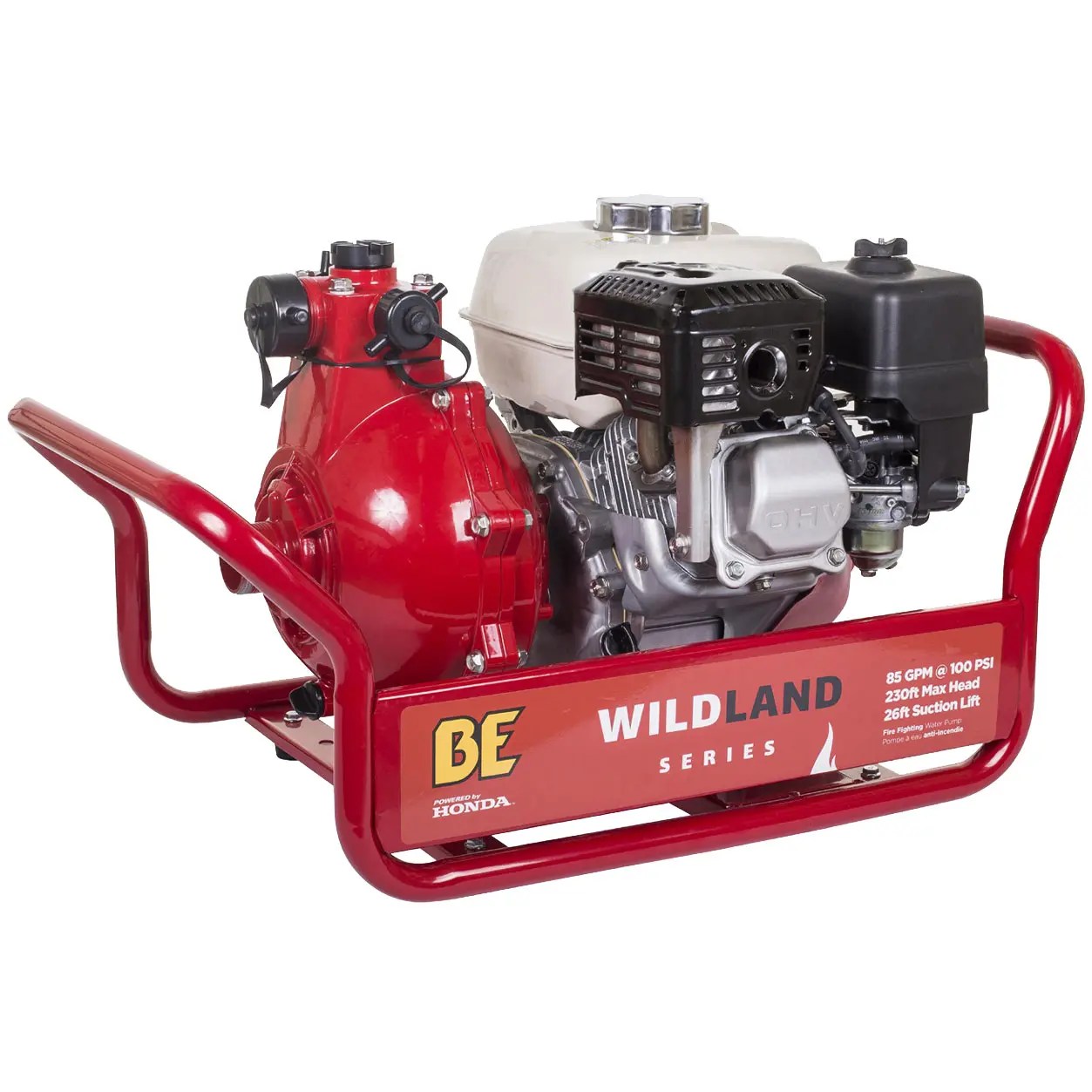 BE Power Equipment WS1565H 1.5" Firefighting Water Pump With Honda GX200 Engine