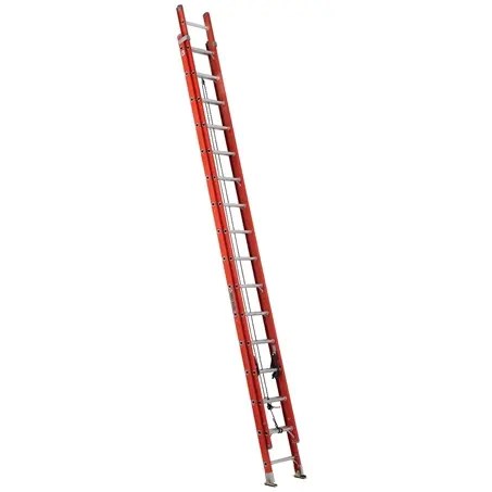 Louisville FE3232 32 ft Fiberglass Extension Ladder, Type IA, 300 lb Load Capacity