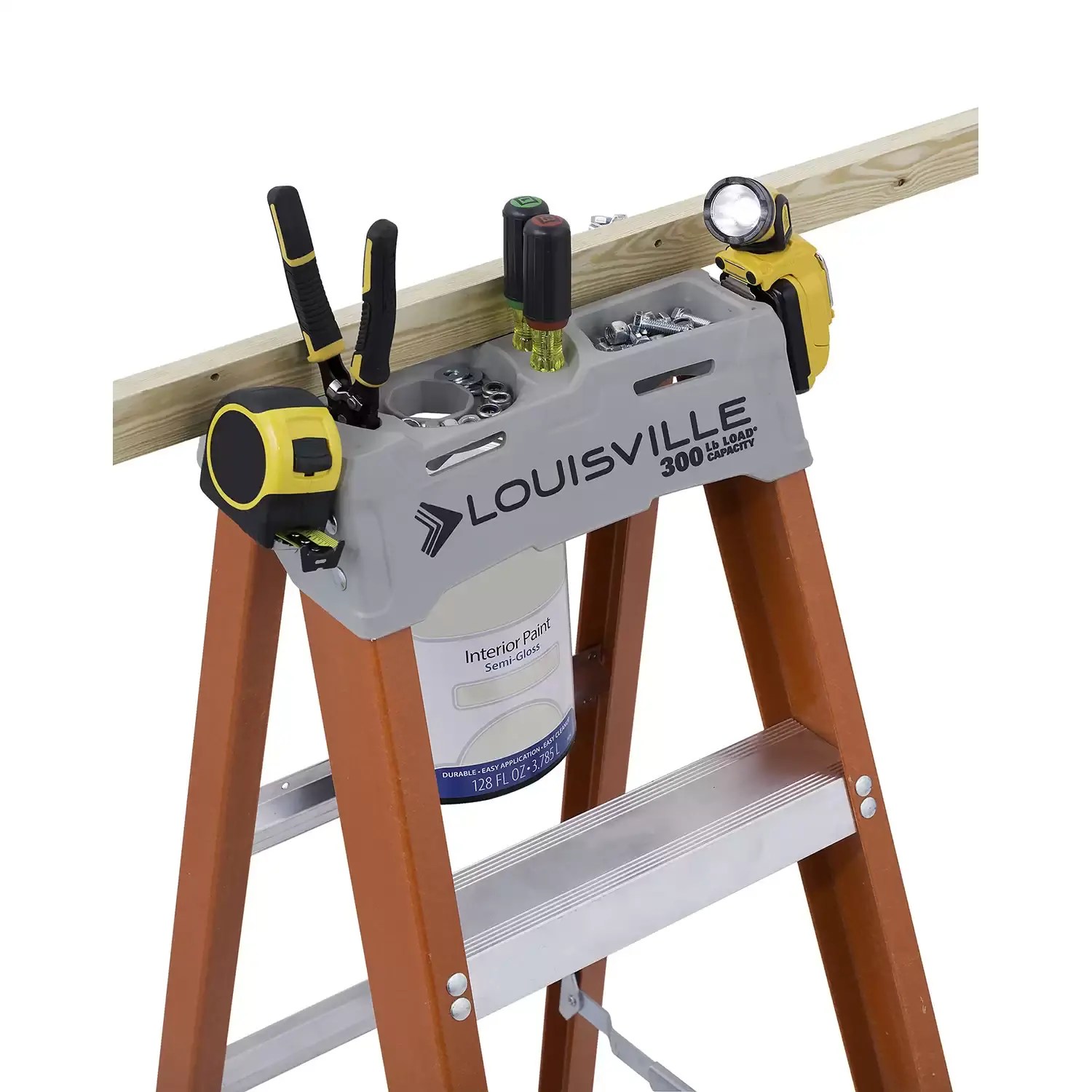 Louisville FS1506 6' Fiberglass Step Ladder, Type 1A 300lb Capacity