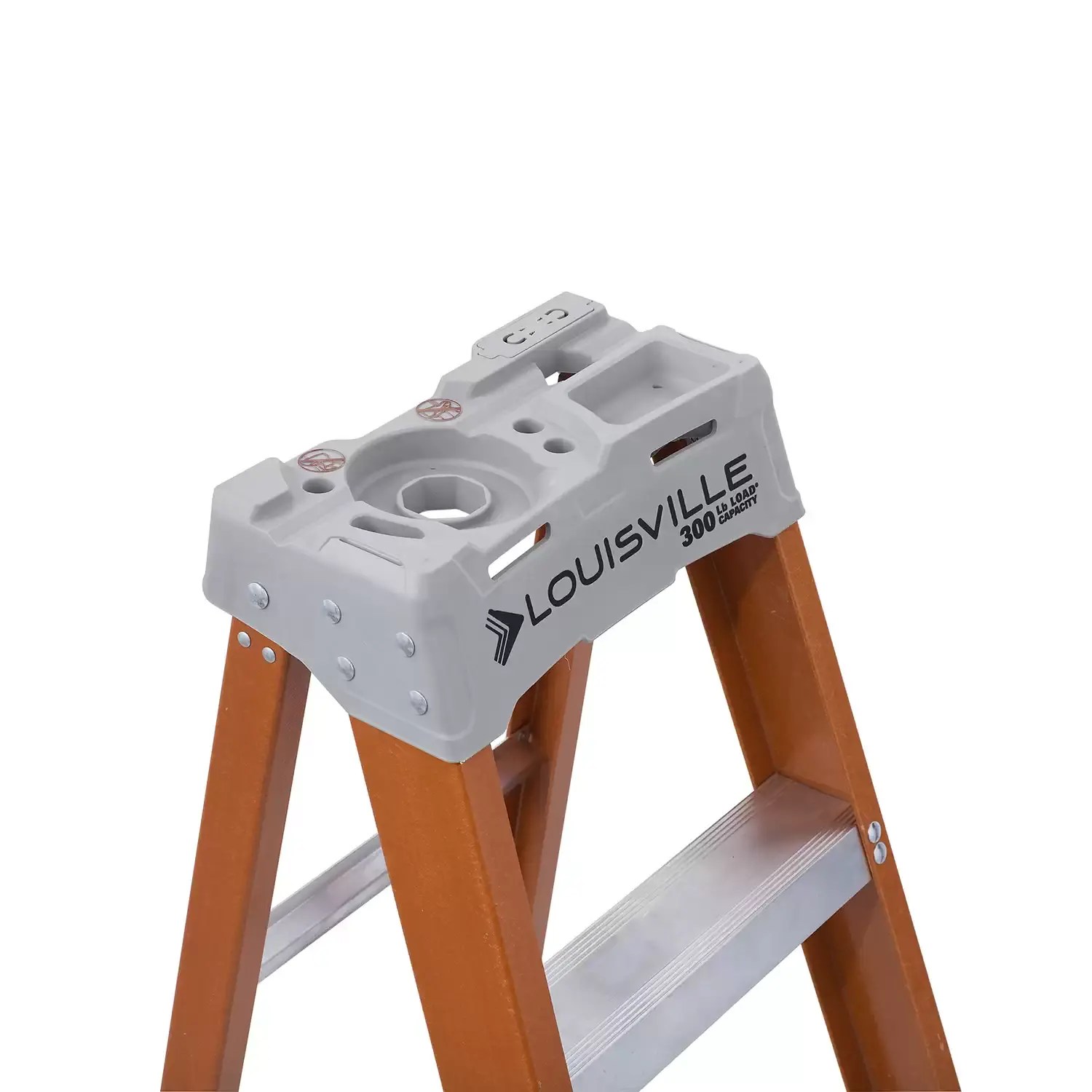 Louisville FS1506 6' Fiberglass Step Ladder, Type 1A 300lb Capacity