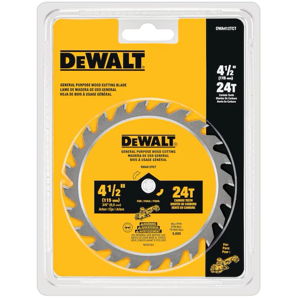 Dewalt DWA412TCT 4-1/2 in. Circular Saw Blade