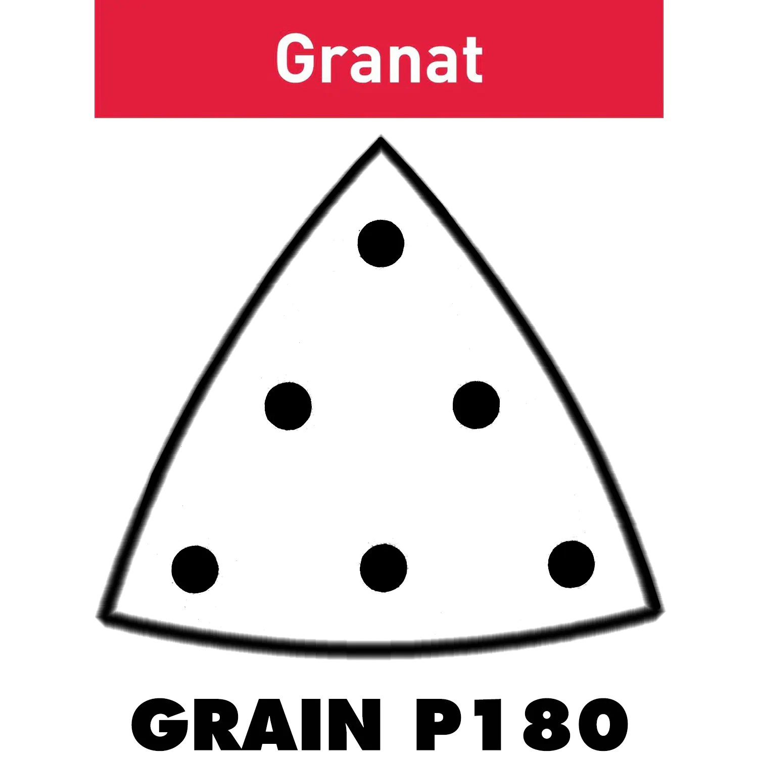 Festool 497396 93V x 6 Hole Granat 180G Sanding Discs STF V93/6 P180 GR/100