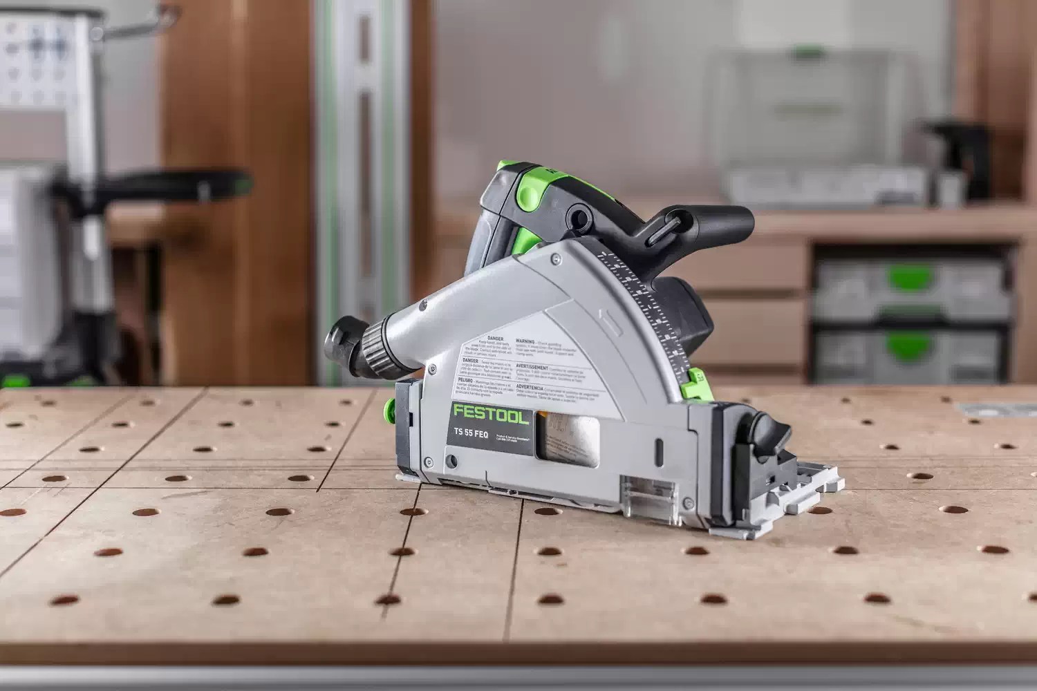 Festool 577014 6-1/4" Plunge Cut Track Saw TS 55 FEQ-F-Plus-FS