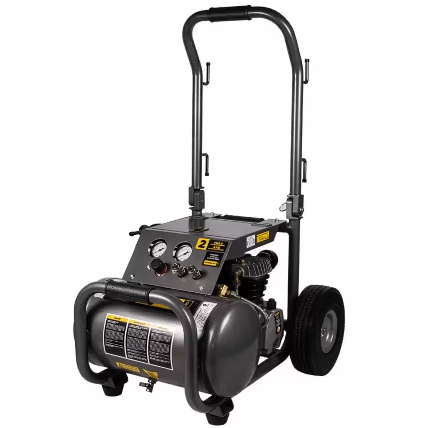 BE Power Equipment AC255 3HP 6.5CFM 5 Gallon Electric Air Compressor