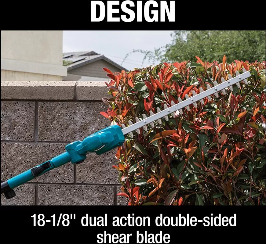 Makita DUN461WSF 18V LXT Hedge Trimmer, Elegant Design