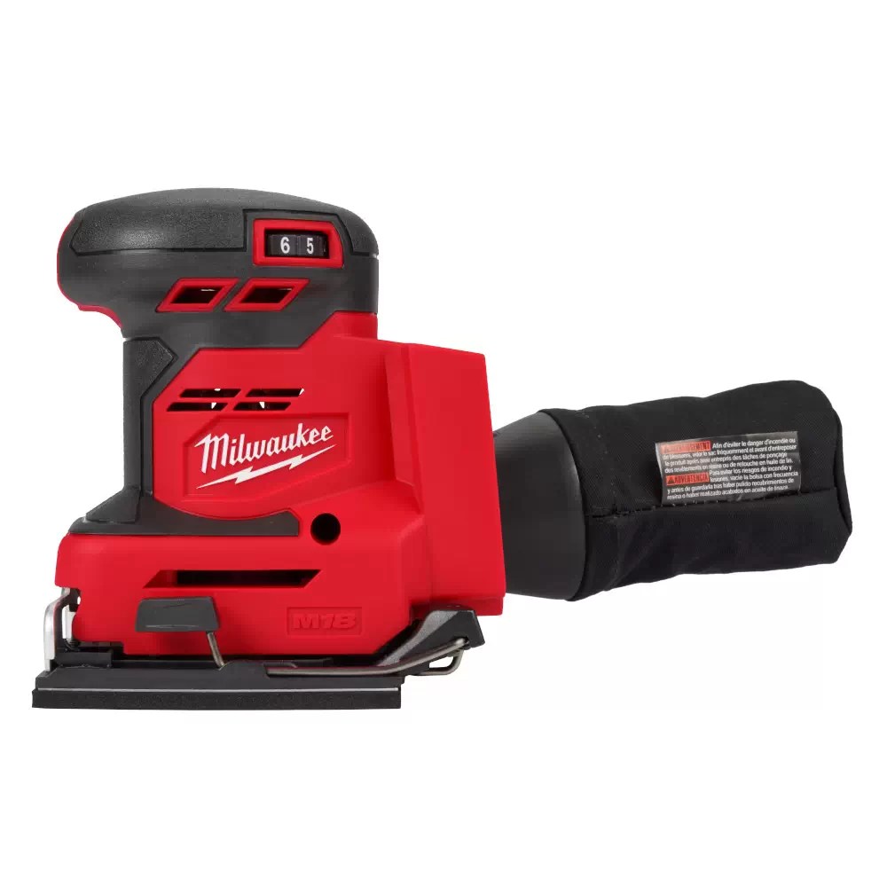 Milwaukee 2649-20 M18 Cordless Orbital 1/4 Sheet Sander