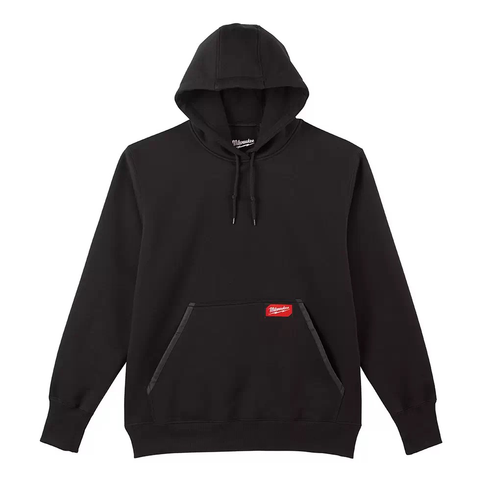 Milwaukee 350B-S Heavy Duty Pullover Hoodie - Black S