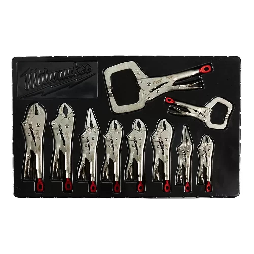 Milwaukee 48-22-3690 10Pc TORQUE LOCK Locking Pliers Kit