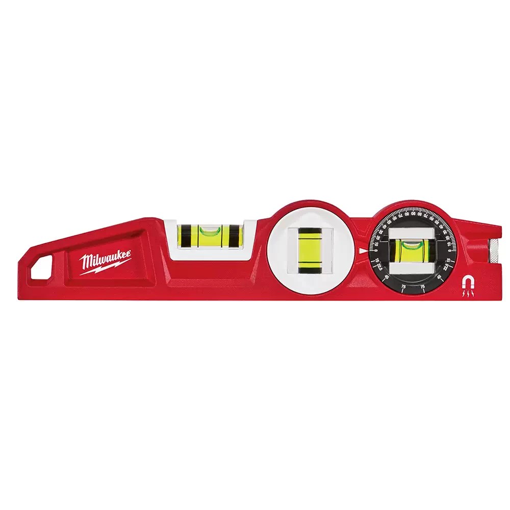 Milwaukee 48-22-5210 10 in. Die Cast Torpedo Level with 360 Degree Locking Vial