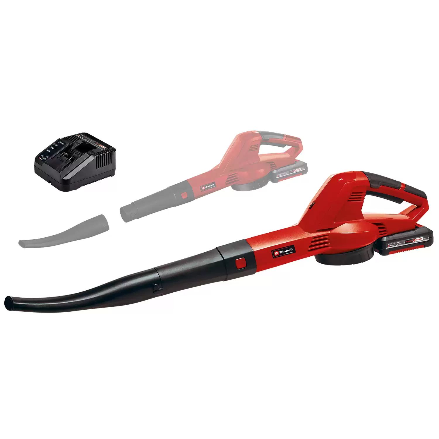 Einhell 3433543 18V 100 CFM Cordless Leaf Blower Kit, GC-CL 18/1 Li E-Kit, (1) 2AH