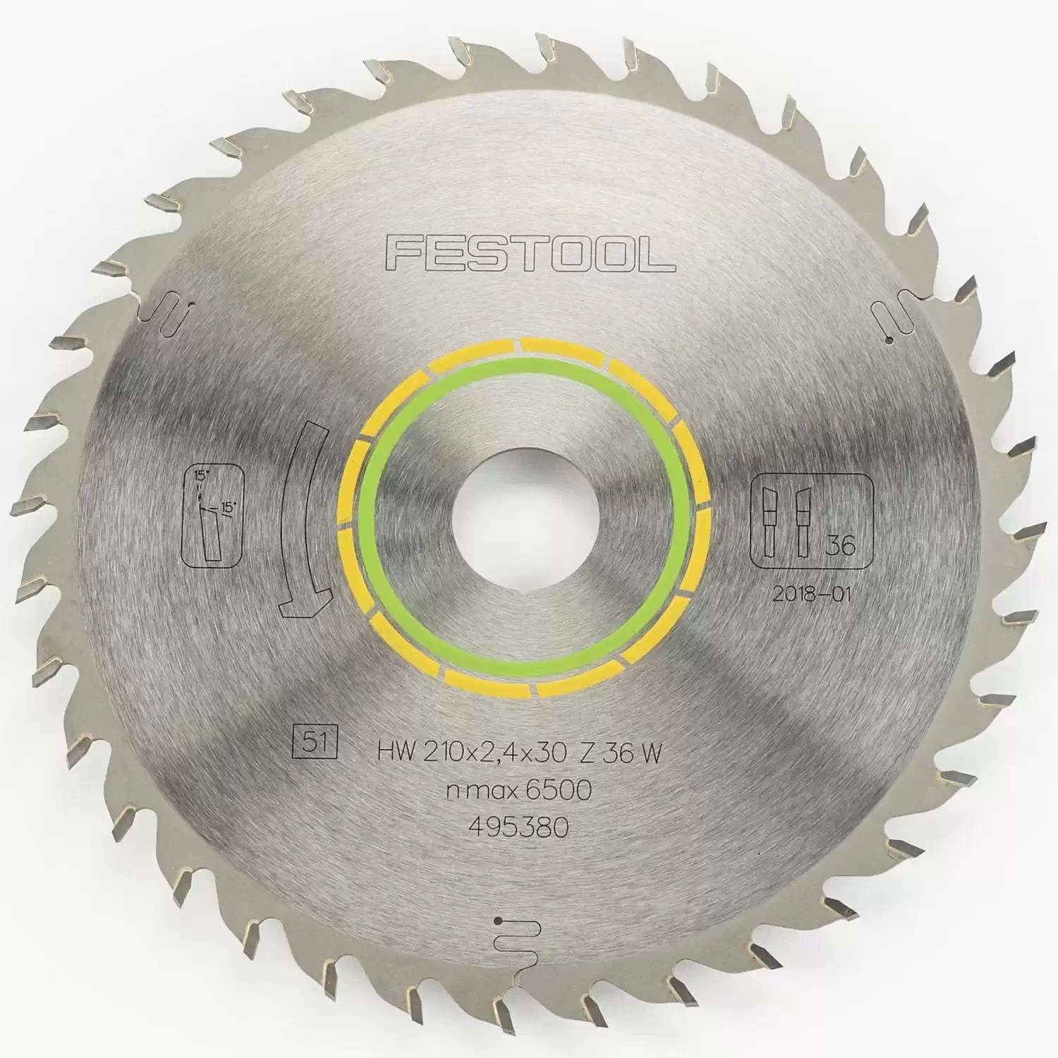 Festool 495380 Saw Blade WOOD UNIVERSAL HW 210X2,4X30 W36