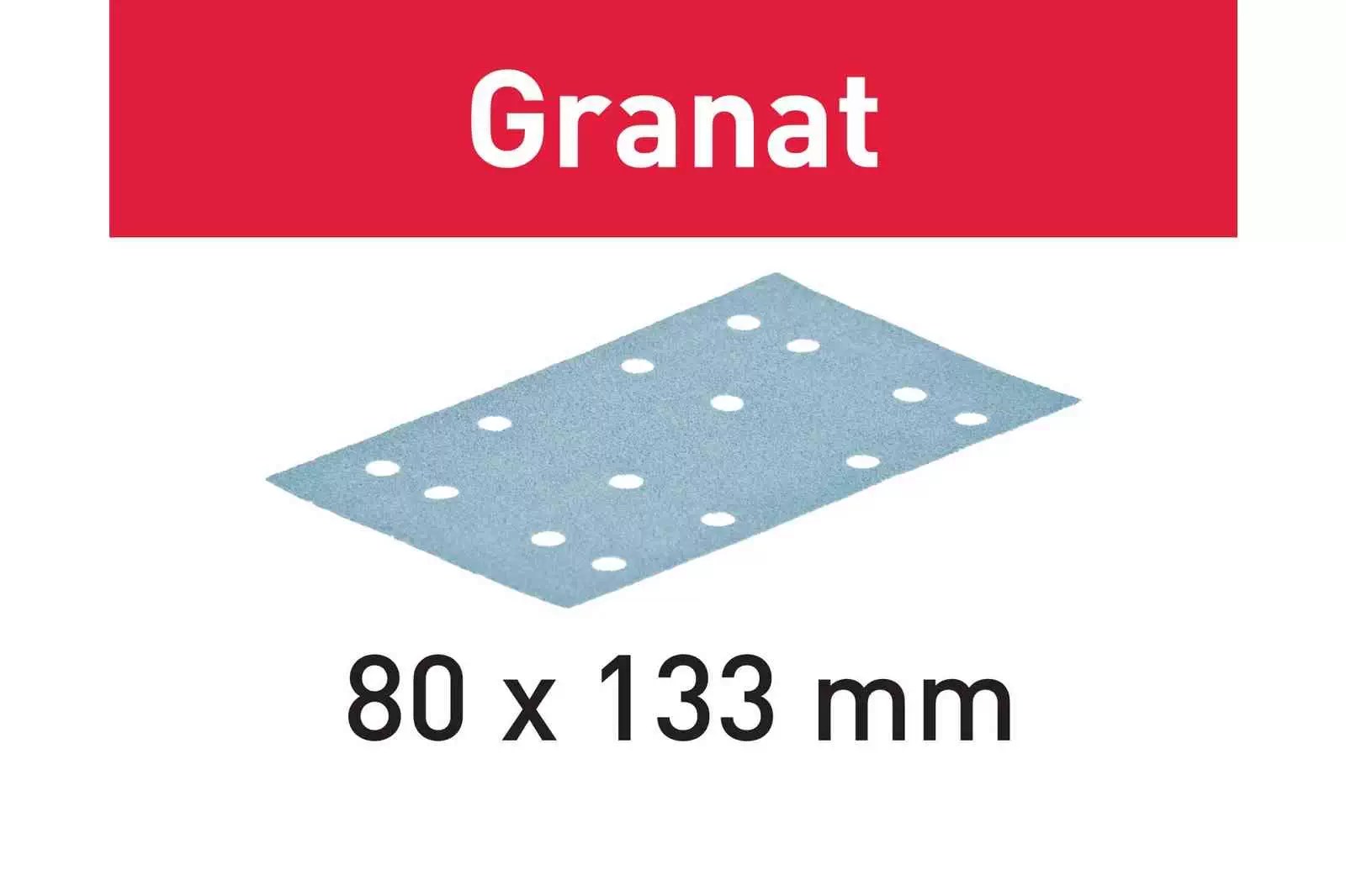 Festool 497117 Grit Abrasives Granat STF 80x133 P40 GR/50