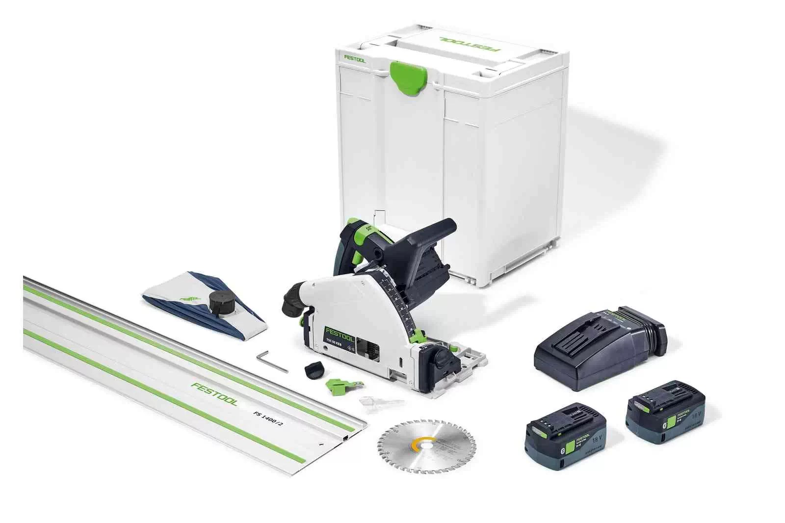 Festool 577008 Cordless Track Saw TSC 55 KEBI-F-Set-FS