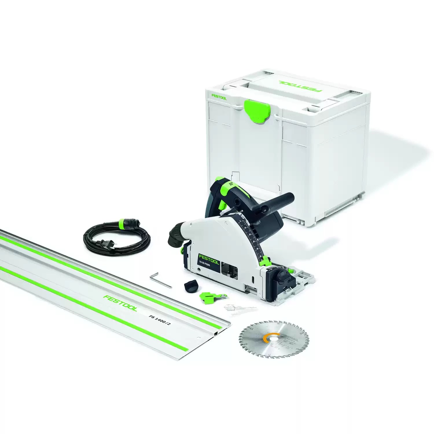 Festool 577014 6-1/4" Plunge Cut Track Saw TS 55 FEQ-F-Plus-FS