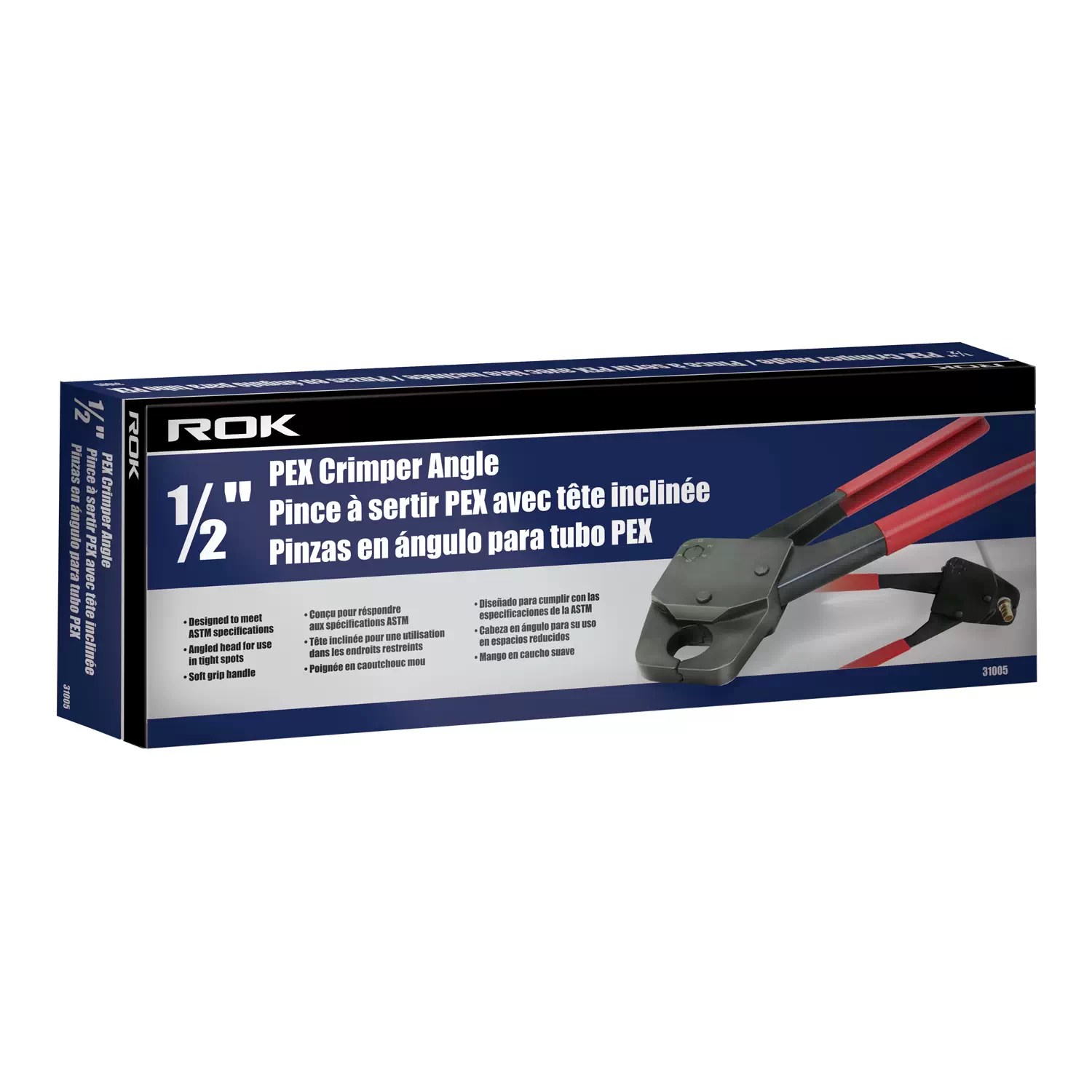 ROK 31005 PEX CRIMPER ANGLE 1/2IN