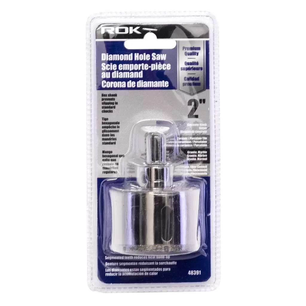 ROK 48391 2" Premium Diamond Hole Saw
