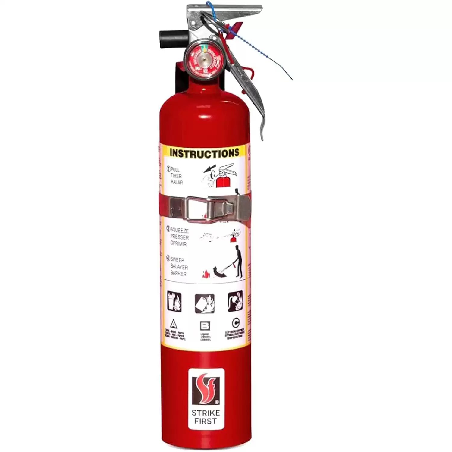 Strike First SF-ABC110ST ABC Dry Chemical Fire Extinguisher