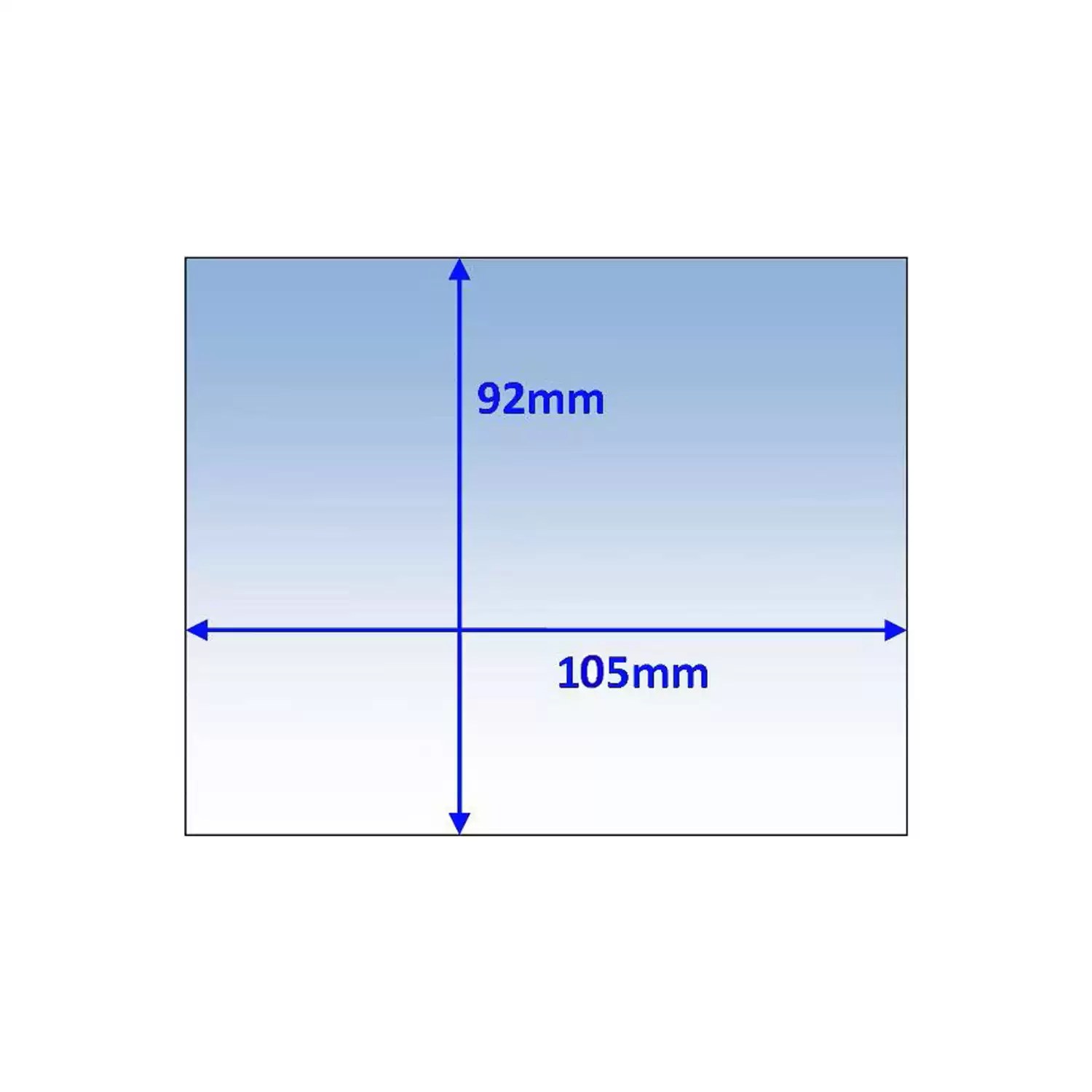 Platinum WC-05322 5PK 105x92mm PROMAX 500 Welding Helmet Clear Inner Lens