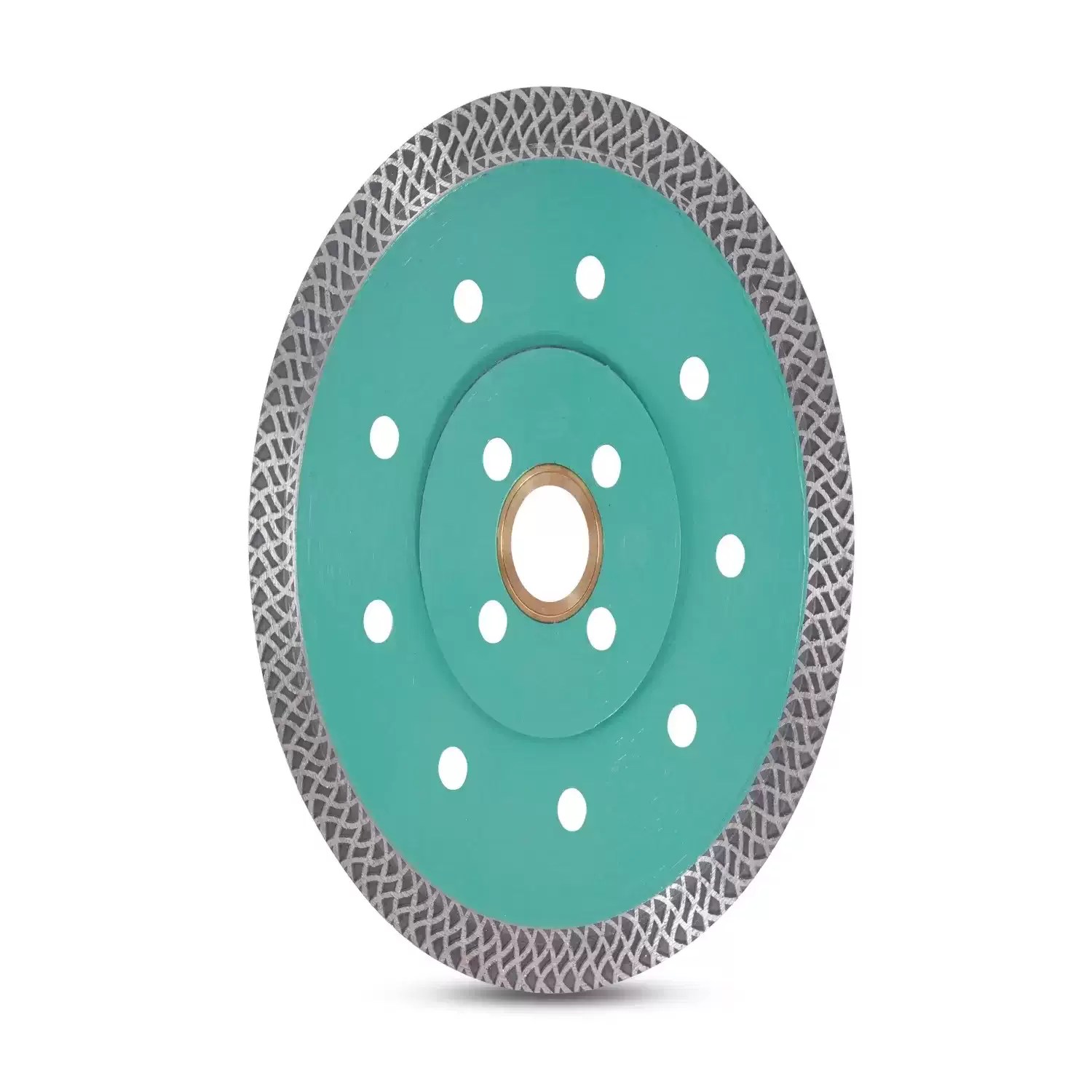 Pearl DIA05TT 5" P4 Thin Mesh Turbo Diamond Blade for Porcelain 5/8"-20mm-7/8" Arbor 4 Holes
