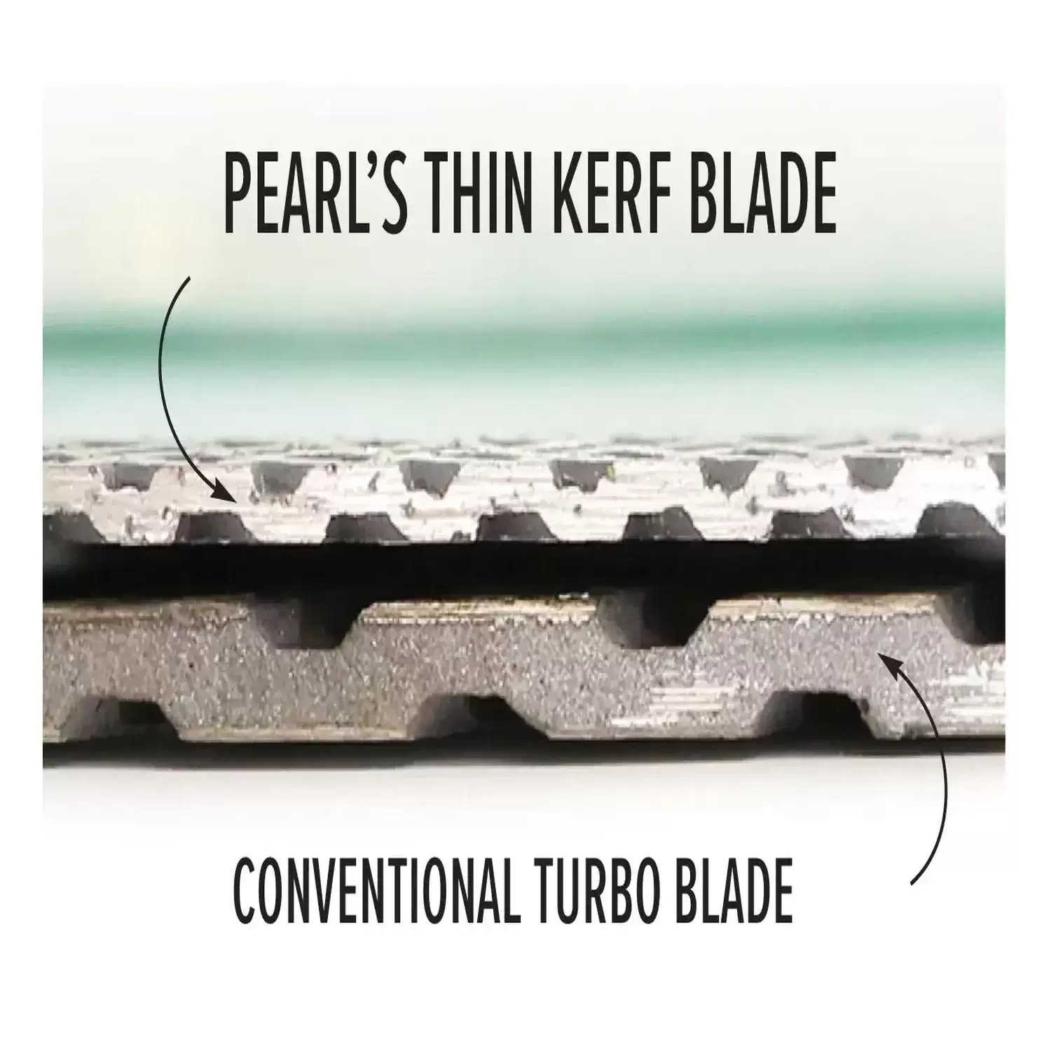 Pearl DIA05TT 5" P4 Thin Mesh Turbo Diamond Blade for Porcelain 5/8"-20mm-7/8" Arbor 4 Holes