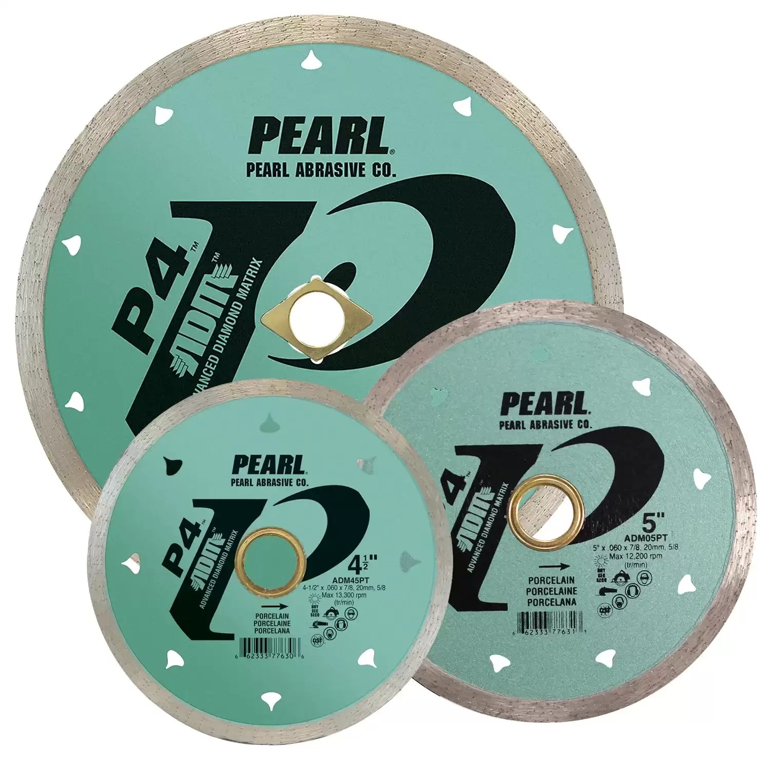 Pearl ADM05PT P4™ Porcelain Reactor Blade With ADM™ 5" x .060 x 5/8, 20mm, 7/8