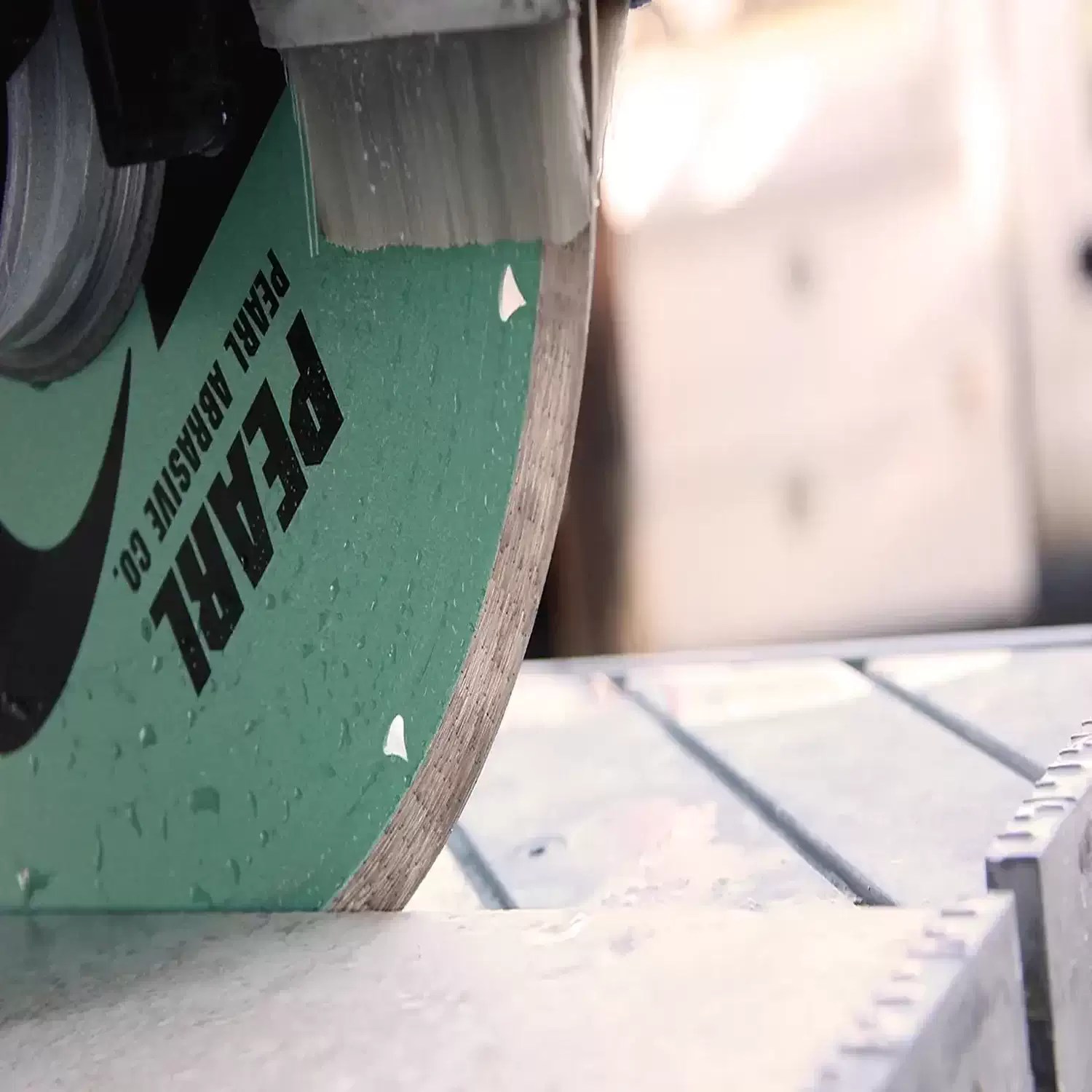 Pearl ADM07PT 7" x .060 P4 Porcelain Reactor Continuous Rim Diamond Blade with ADM 5/8, 7/8