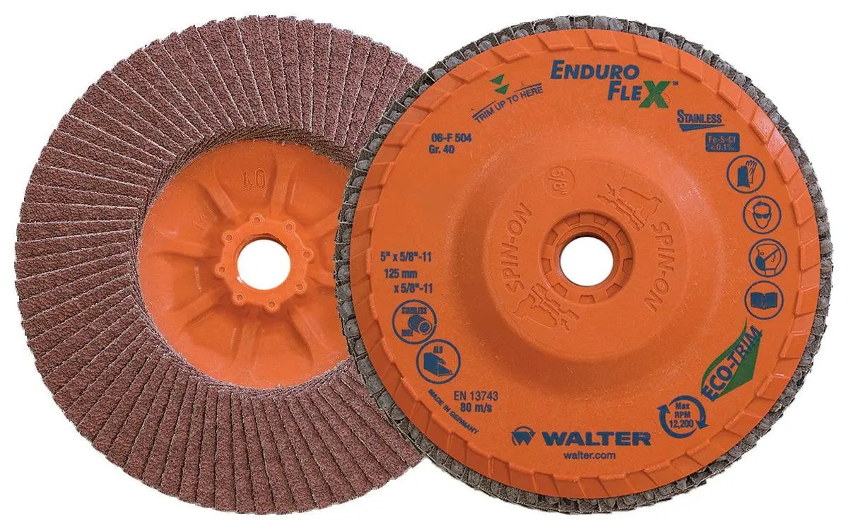 Walter Surface Technologies 06F504 Blending Disc  5" GR40  SPIN-ON