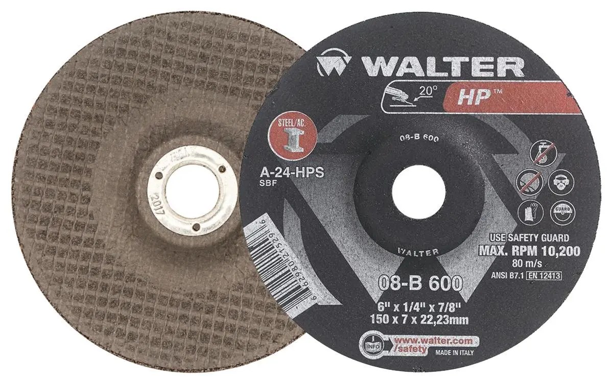 Walter Surface Technologies 08C600 GRINDING WHEEL 6 X 1/4"