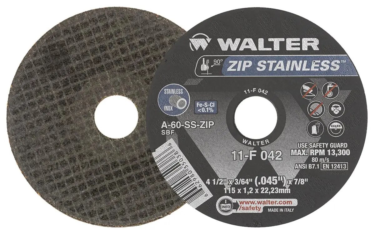 Walter Surface Technologies 11F042 4-1/2" X 3/64"