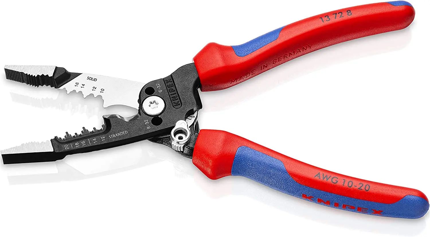 KNIPEX 13 72 8 SBA 8″ Forged Wire Stripper 20-10 AWG