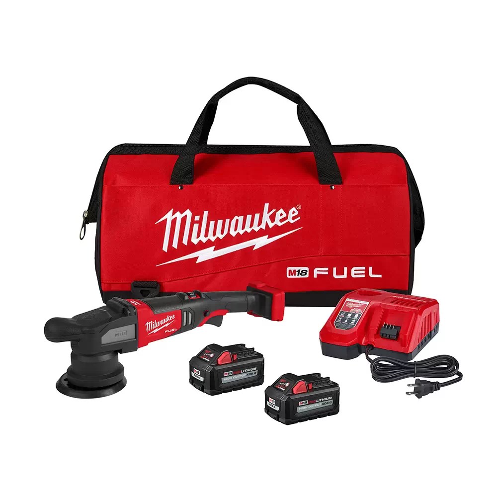 Milwaukee 2684-22HD M18 FUEL 18 Volt Lithium Ion Brushless Cordless 15mm Random Orbital Polisher Kit