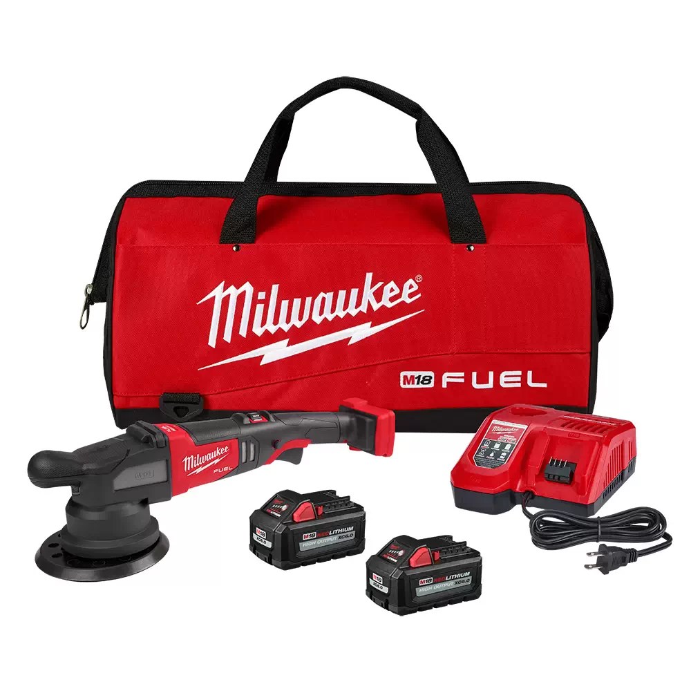 Milwaukee 2685-22HD M18 FUEL 18 Volt Lithium Ion Brushless Cordless 21mm Random Orbital Polisher Kit