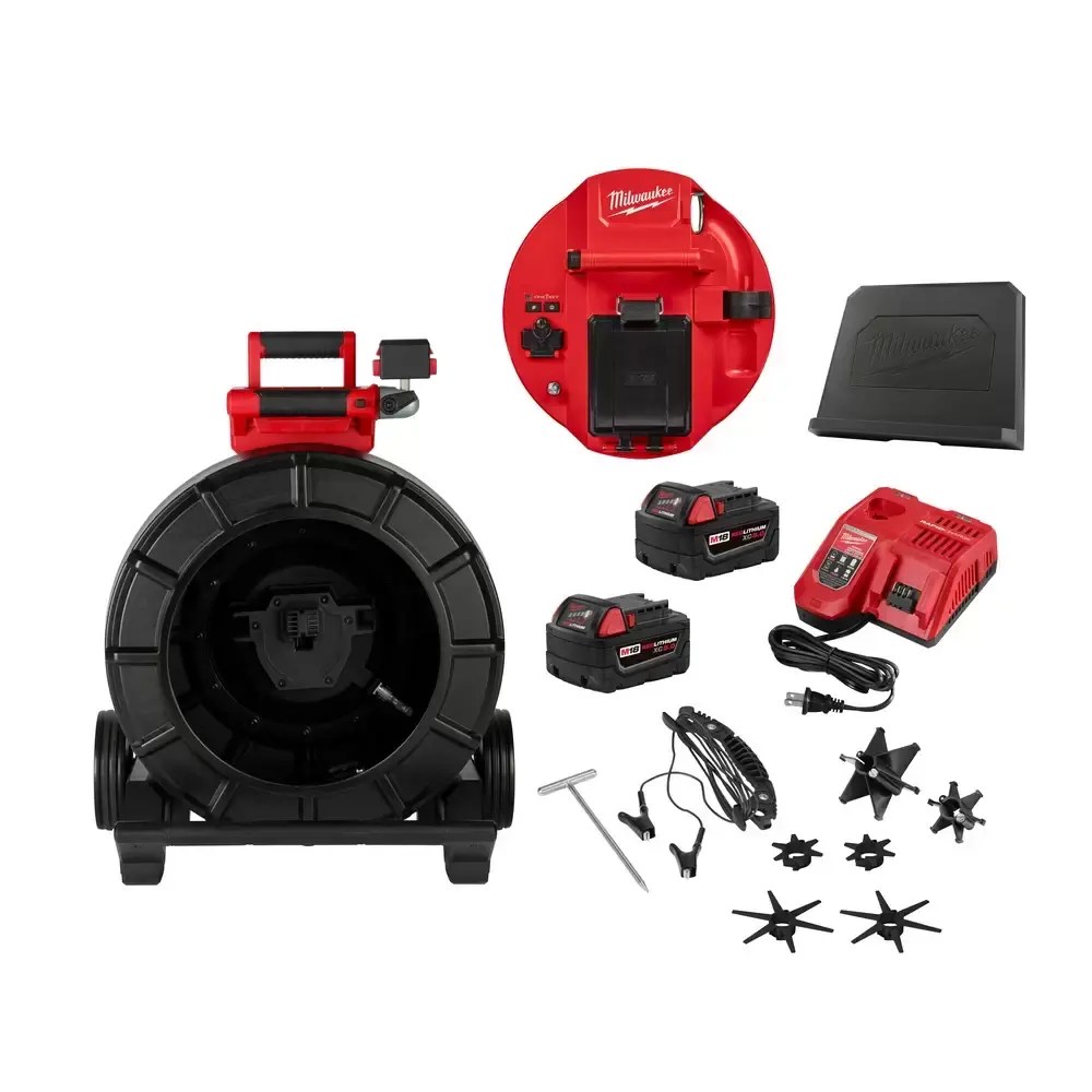 Milwaukee 2975-22 M18 200 ft. Mid-Stiff Pipeline Inspection System