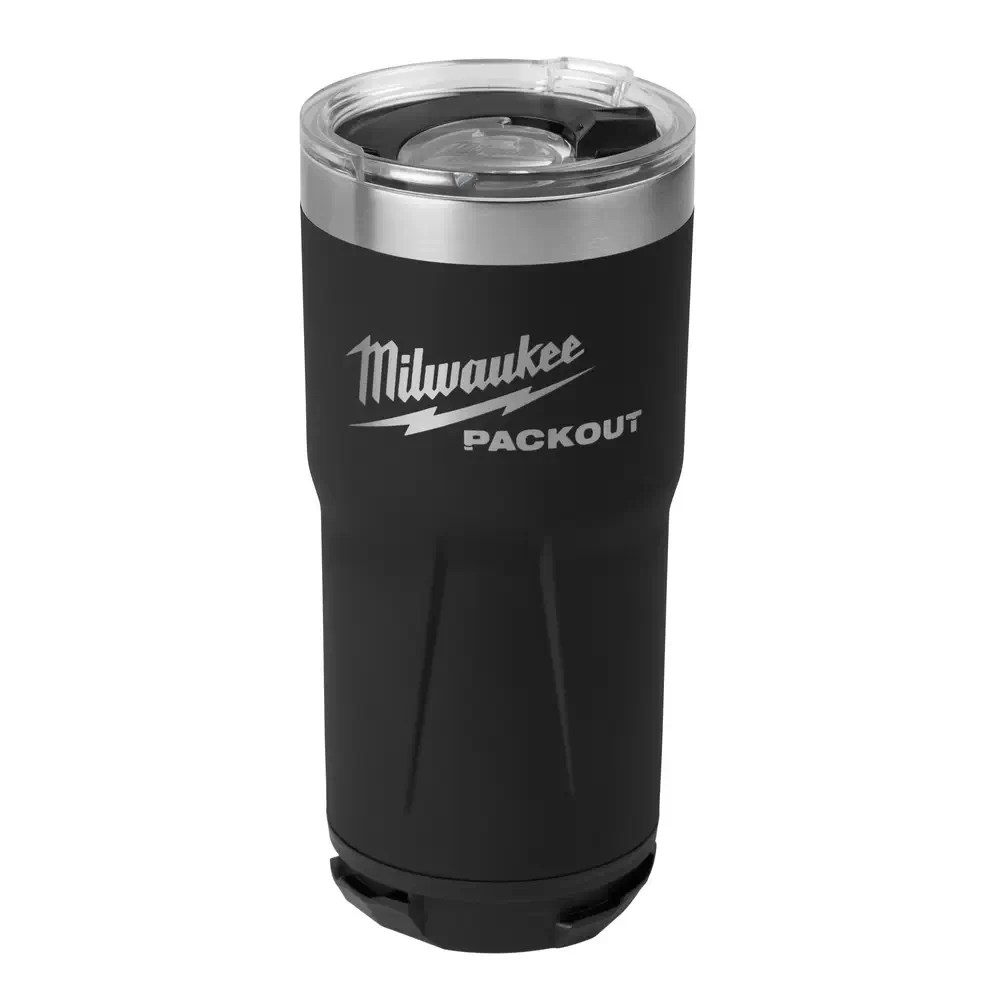 Milwaukee 48-22-8392B PACKOUT 20oz Black Tumbler