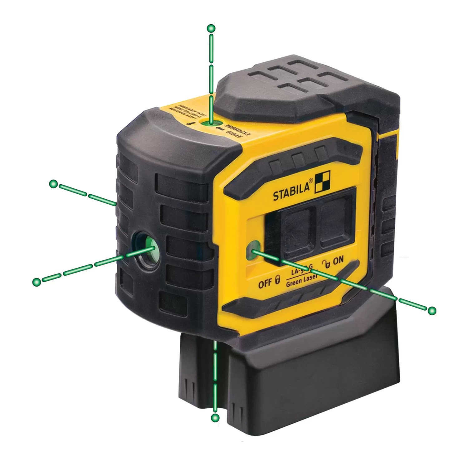 STABILA 03165 LA-5PG: 5-point laser, 5-piece set