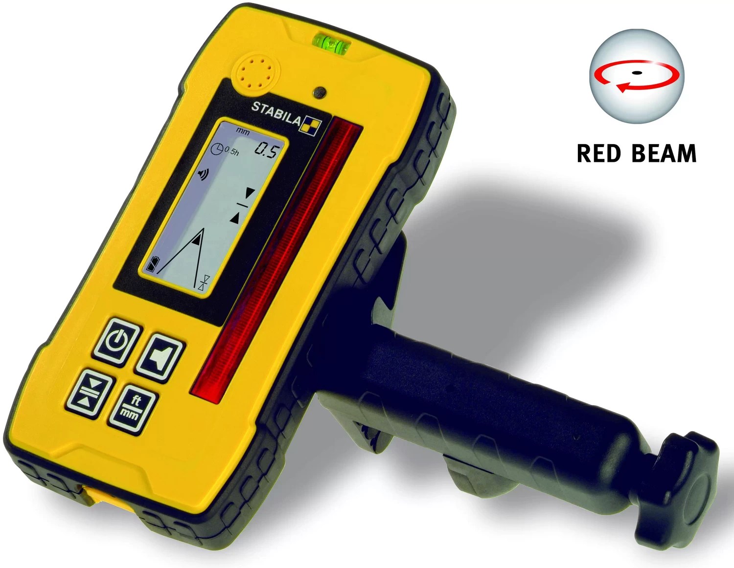 STABILA 07430 REC 300 Digital Rotating Laser Receiver with Bracket