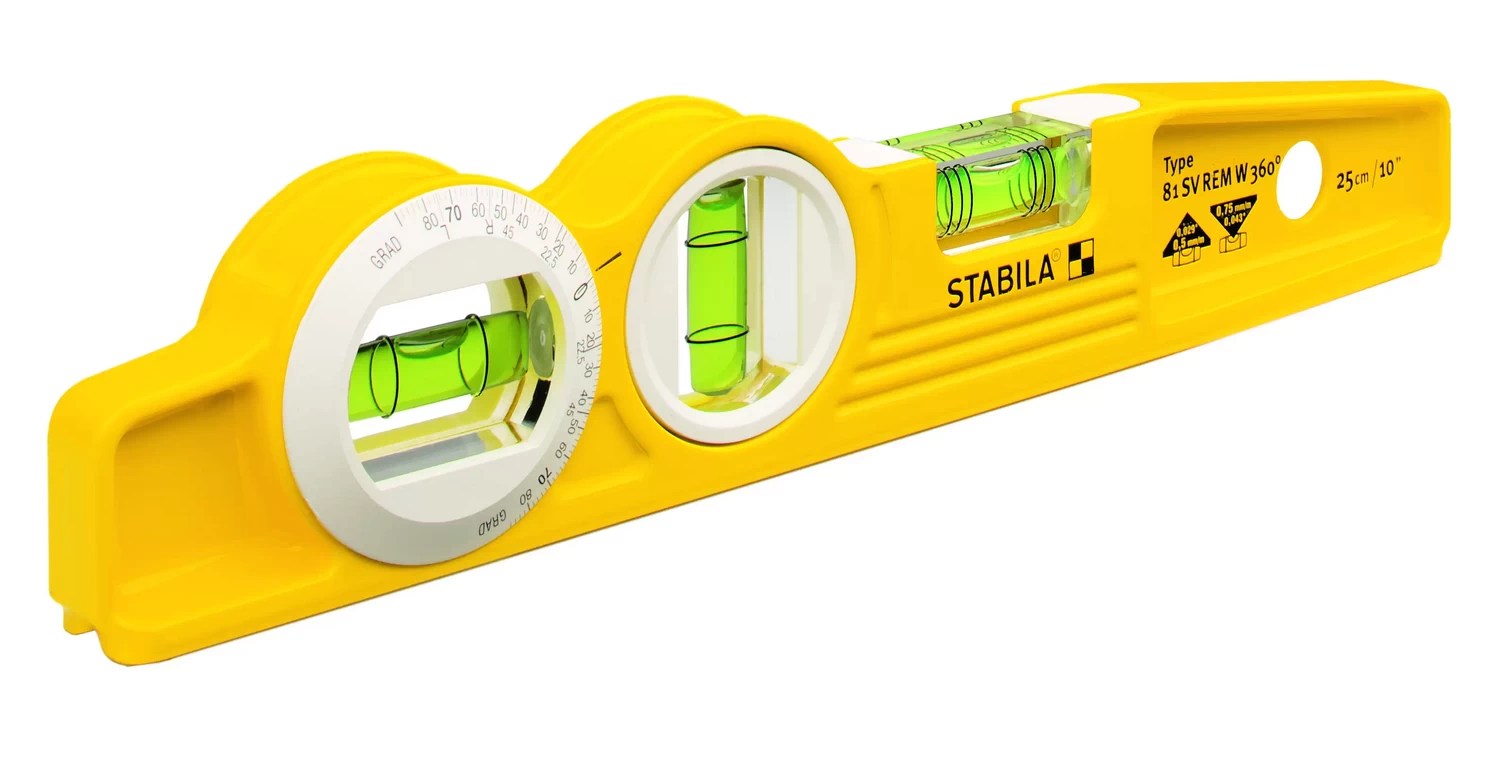 STABILA 25360 Type 81 SV REM W360 torpedo spirit level, 25 cm