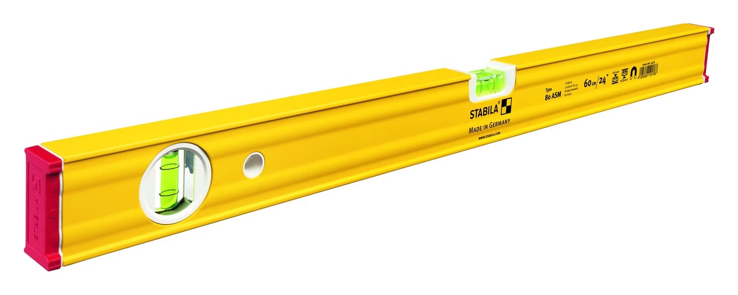 STABILA 29224 Type 80 ASM-2 spirit level, 24" (60 cm)