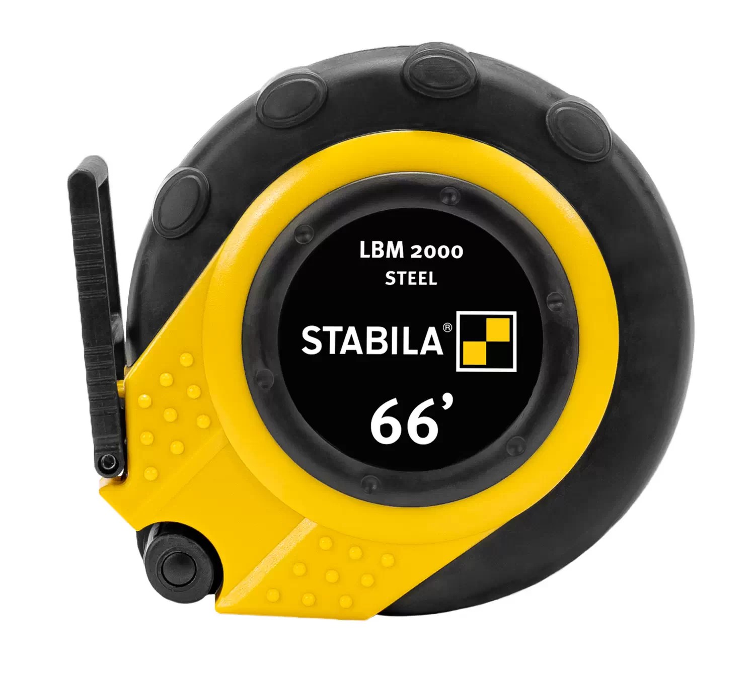 STABILA 30950 Closed case tape LBM 2000 STEEL, 66', steel blade, scale in inches