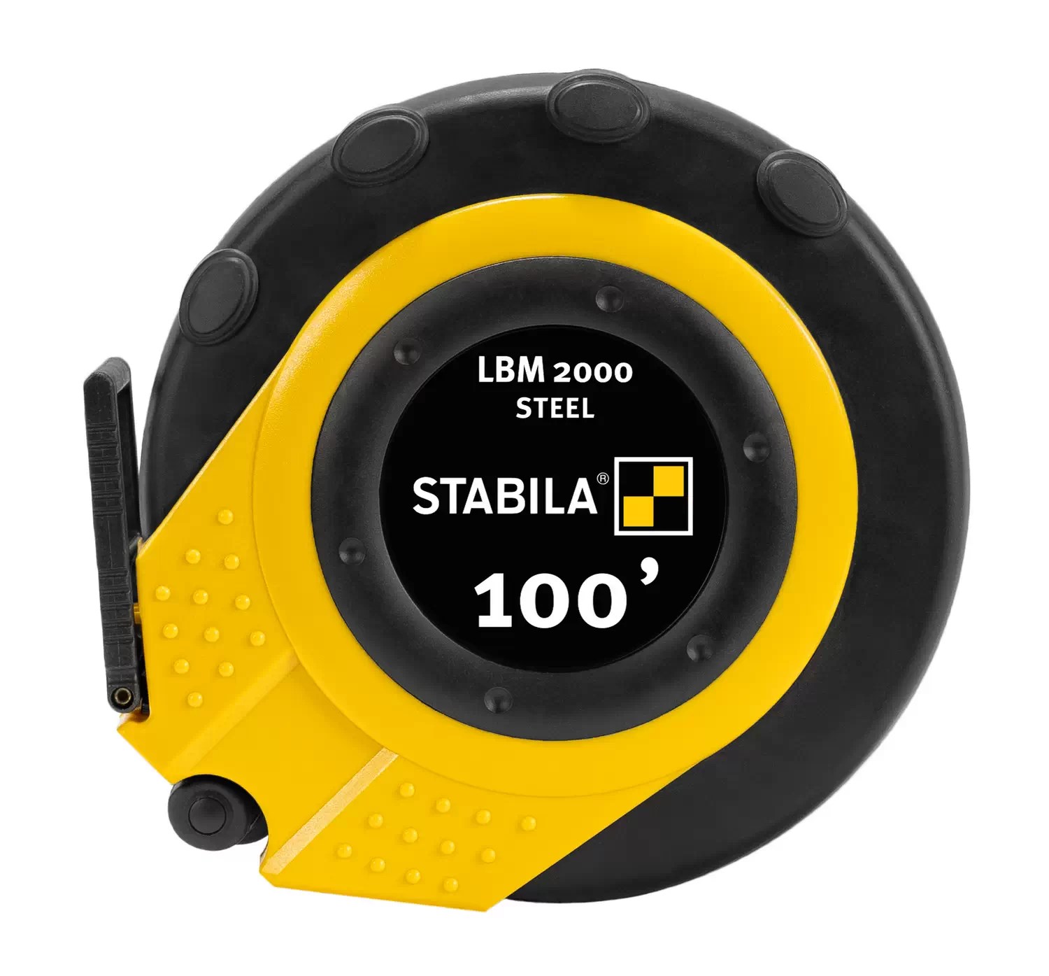 STABILA 30955 Closed case tape LBM 2000 STEEL, 100', steel blade, scale in inches