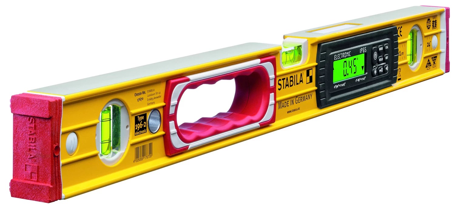 STABILA 36524 24 inch Tech / Digital / Electronic level with soft case.