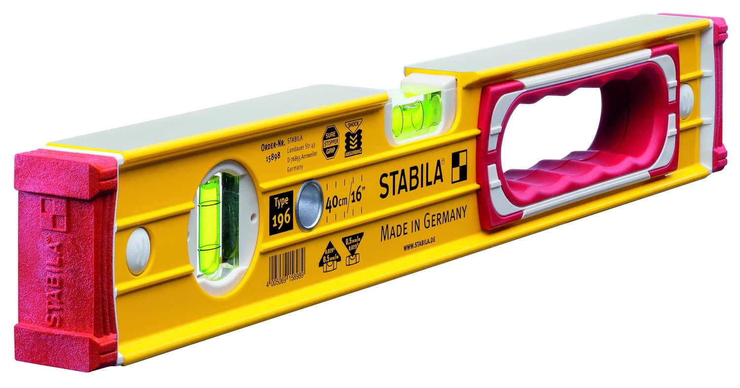 STABILA 37416 Type 196 16 inch / 40 cm Heavy Duty Level