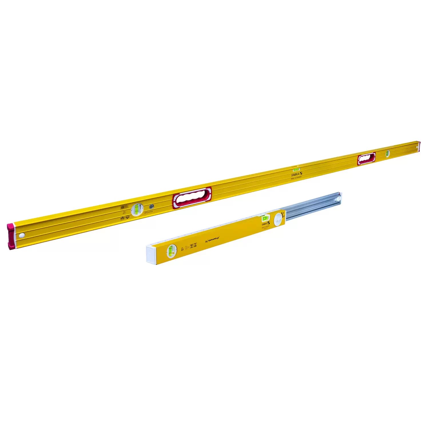 STABILA 37540 Spirit levels, 78" Type 196 Jamber Set w/ 24"-40" Type 80 T
